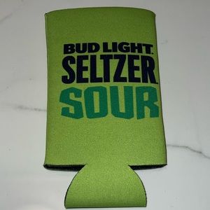 budlight seltzer sour green can drink beer koozie